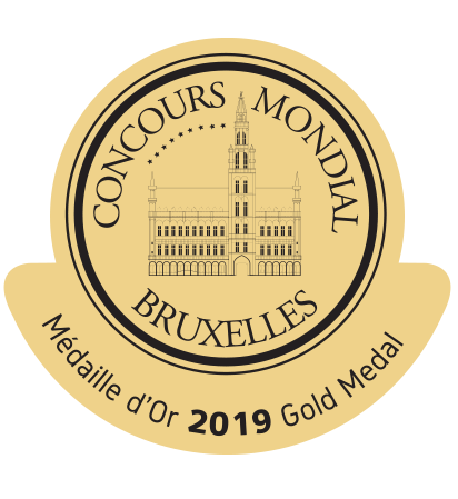 Médaille d’or 2019 au Concours Mondial de Bruxelles